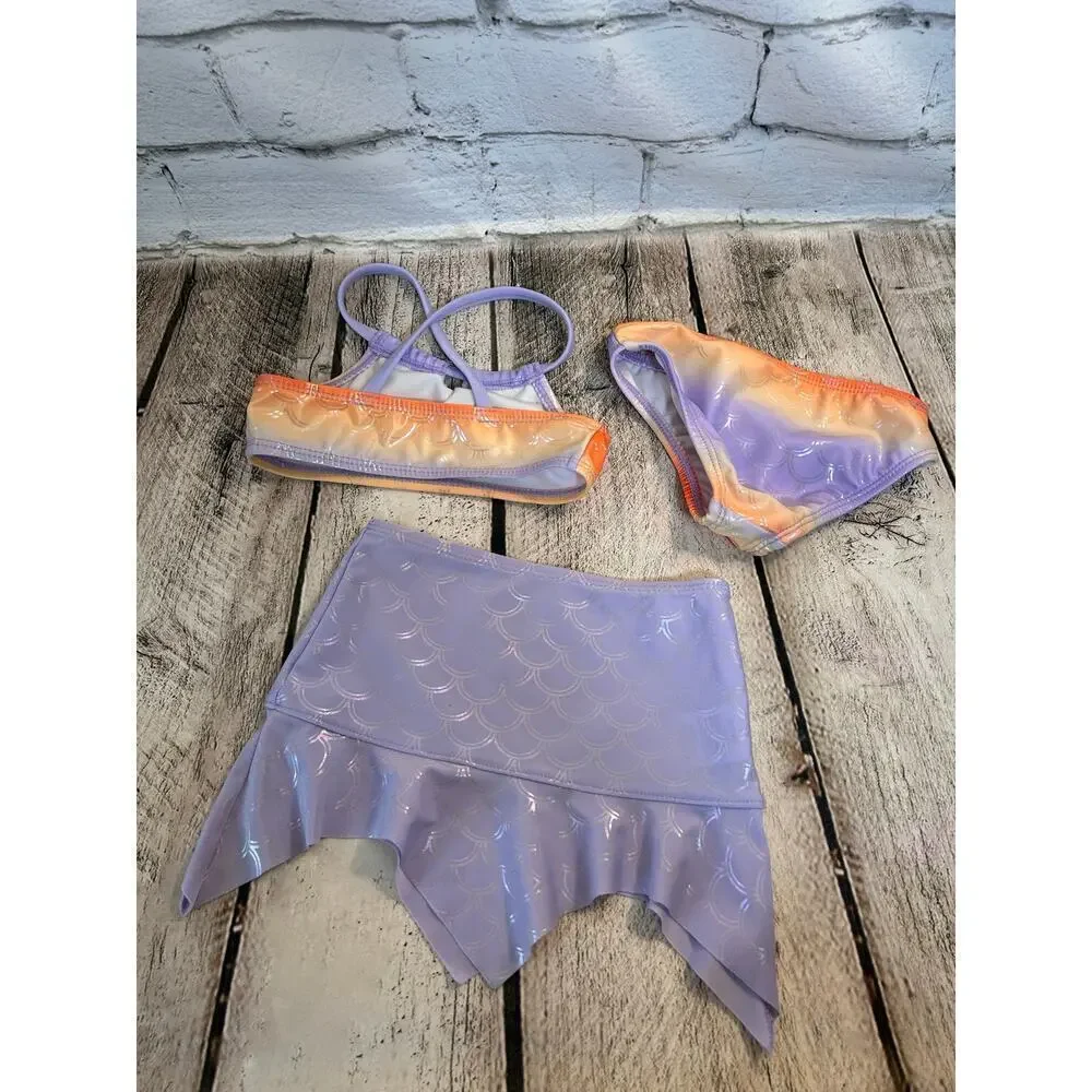 WONDER NATION Girl’s 3-Piece Mermaid Swim Set / Size: 12 Months